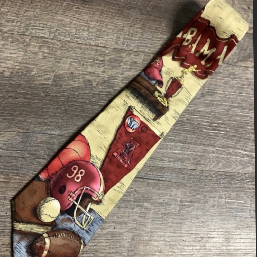 University of Alabama Silk Tie Roll Tide!